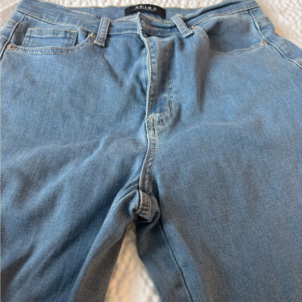 Akira Women's Blue Denim Jeans